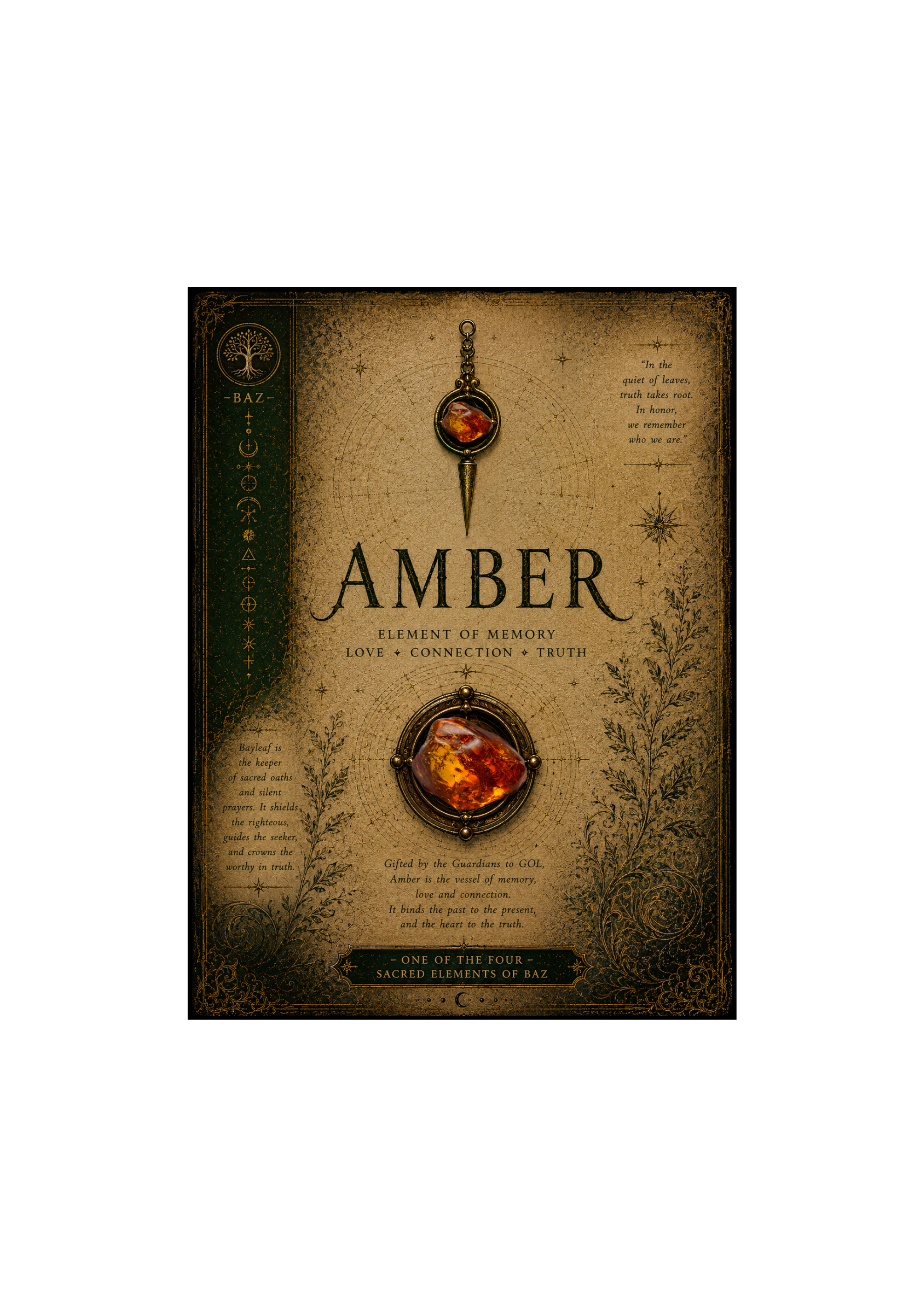 Sacred Element: AMBER